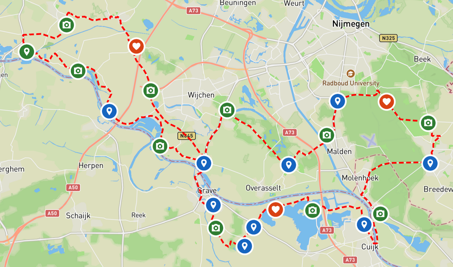 Autospeurtocht Drie Provincie Route