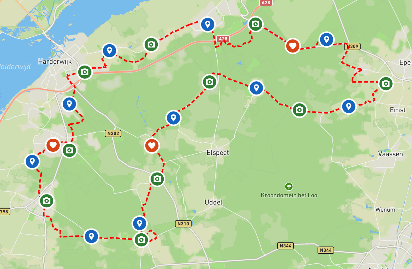 Autospeurtocht Noord Veluwe