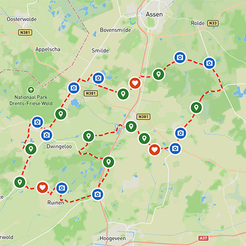Autospeurtocht Dwingelderveld