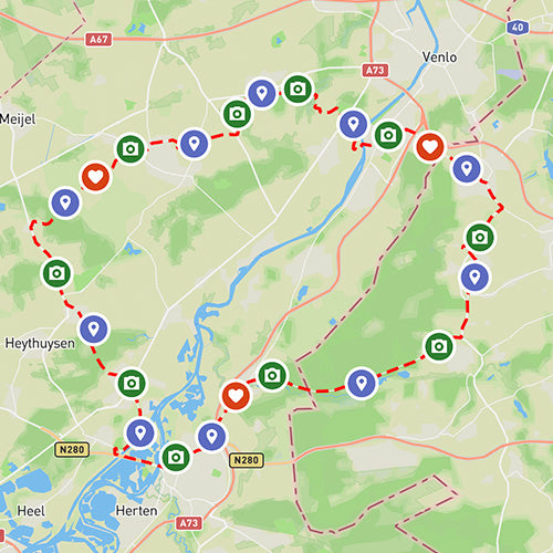 Autospeurtocht Limburgse Plassen - Venlo
