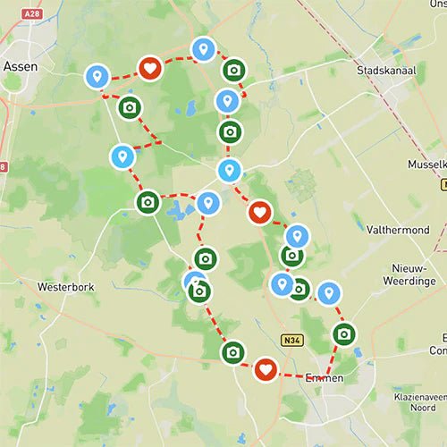 Roadtrip Hondsrug - rijdoor