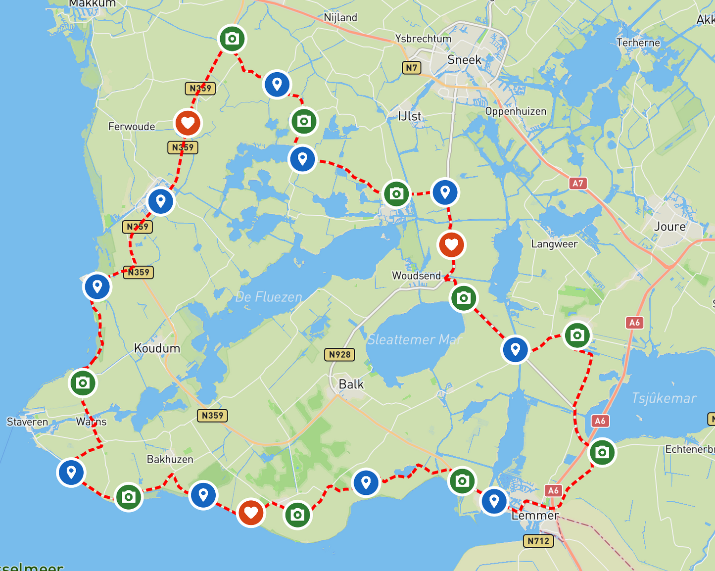 Autospeurtocht Sudwest Fryslân