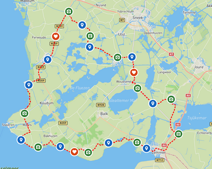 Autospeurtocht Sudwest Fryslân