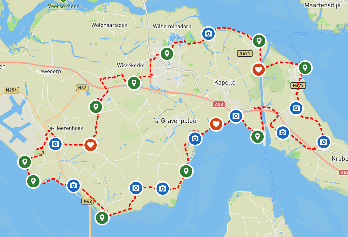 Autospeurtocht Zuid-Beveland